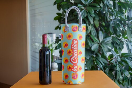 CreaFelt Vino individuelle RPET Weintasche