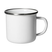 Emaille-Becher Cozy300 ml weiß