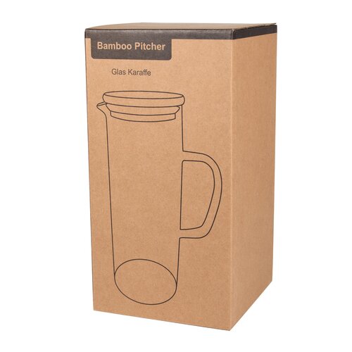 BAMBOO PITCHER - Glas-Karaffe BAMBOO PITCHER