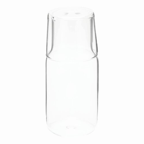 CALMY - Glas-Karaffe mit Trinkglas CALMY