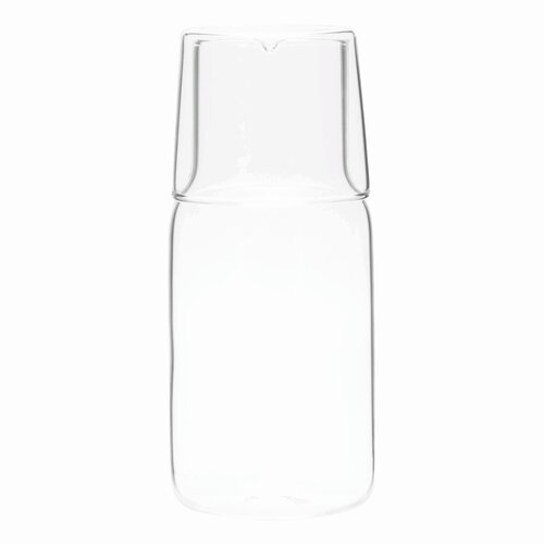 CALMY - Glas-Karaffe mit Trinkglas CALMY
