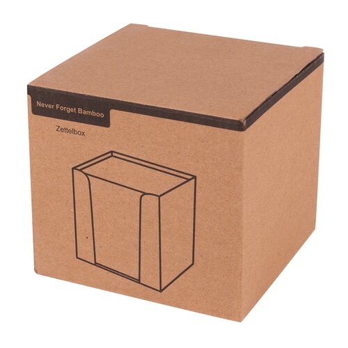 NEVER FORGET BAMBOO - Zettelbox NEVER FORGET BAMBOO