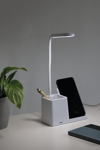 LIGHT & CHARGE - Schreibtisch-Lampe mit Ladestation LIGHT & CHARGE