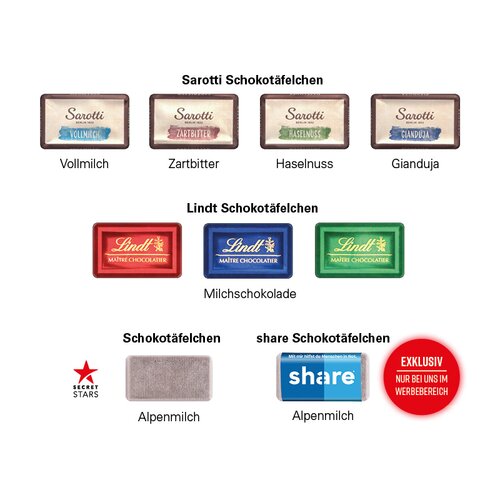 Täfelchen Adventskalender ECO Graspapier