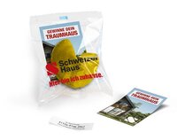 Glückskekse mit Werbekärtchen