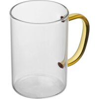 Glastasse mit farbigem Henkel 250ml