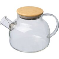 Glaskanne mit Bambusdeckel 1000ml