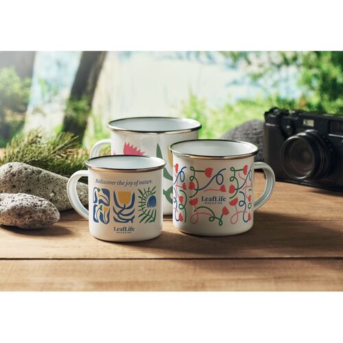 PLATEADO S Emaille-Becher Subli 200 ml