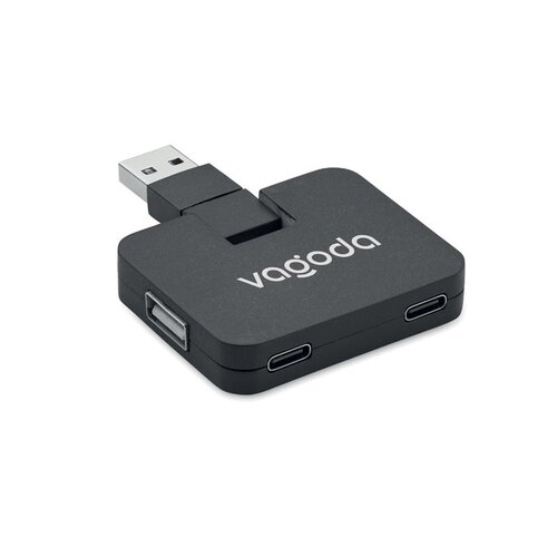 SQUARE-C 4 Port USB Hub