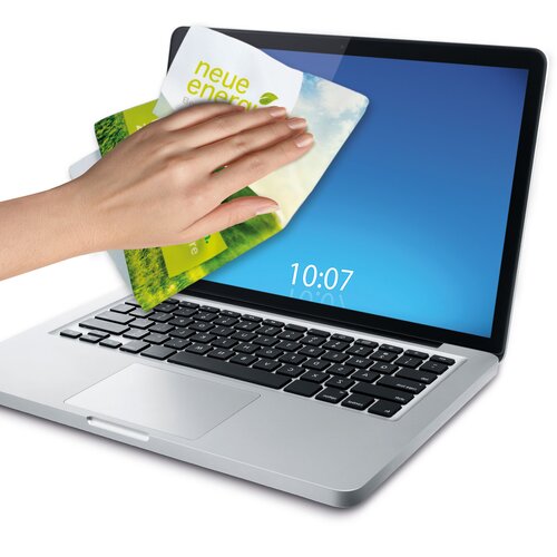 rPET GripCleaner® 4in1 Mousepad 28x16 cm All-Inclusive-Paket 