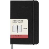 Moleskine Hardcover 12 Monate Tageskalender  Pocket-Format