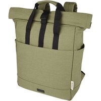 Joey 15 GRS Rolltop Laptoprucksack aus recyceltem Canvas 15 L