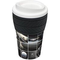 Brite-Americano 350 ml Isolierbecher mit Schutzring Reifen-Design