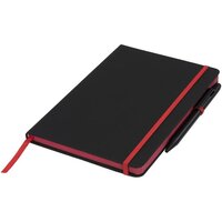 Noir Edge A5 Notizbuch mit farbigem Rand
