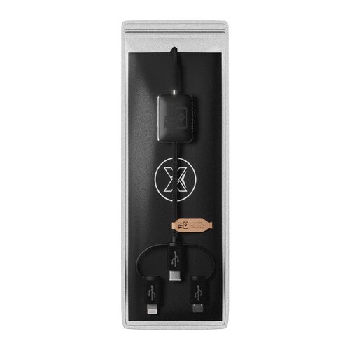 SCX.design C48 CarPlay 5-in-1 Ladekabel mit Leuchtlogo