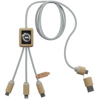 SCXdesign C49 5-in-1 Ladekabel mit Leuchtlogo
