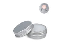 Runde Lippenbalsam-Dose aus recyceltem Aluminium
