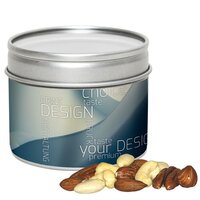 Bio NusskernMix ca 60g Metalldose mit Sichtfenster